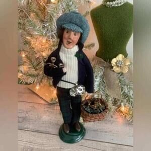 Retired Signed Byers’ Choice Caroler Candlestick Maker 1998